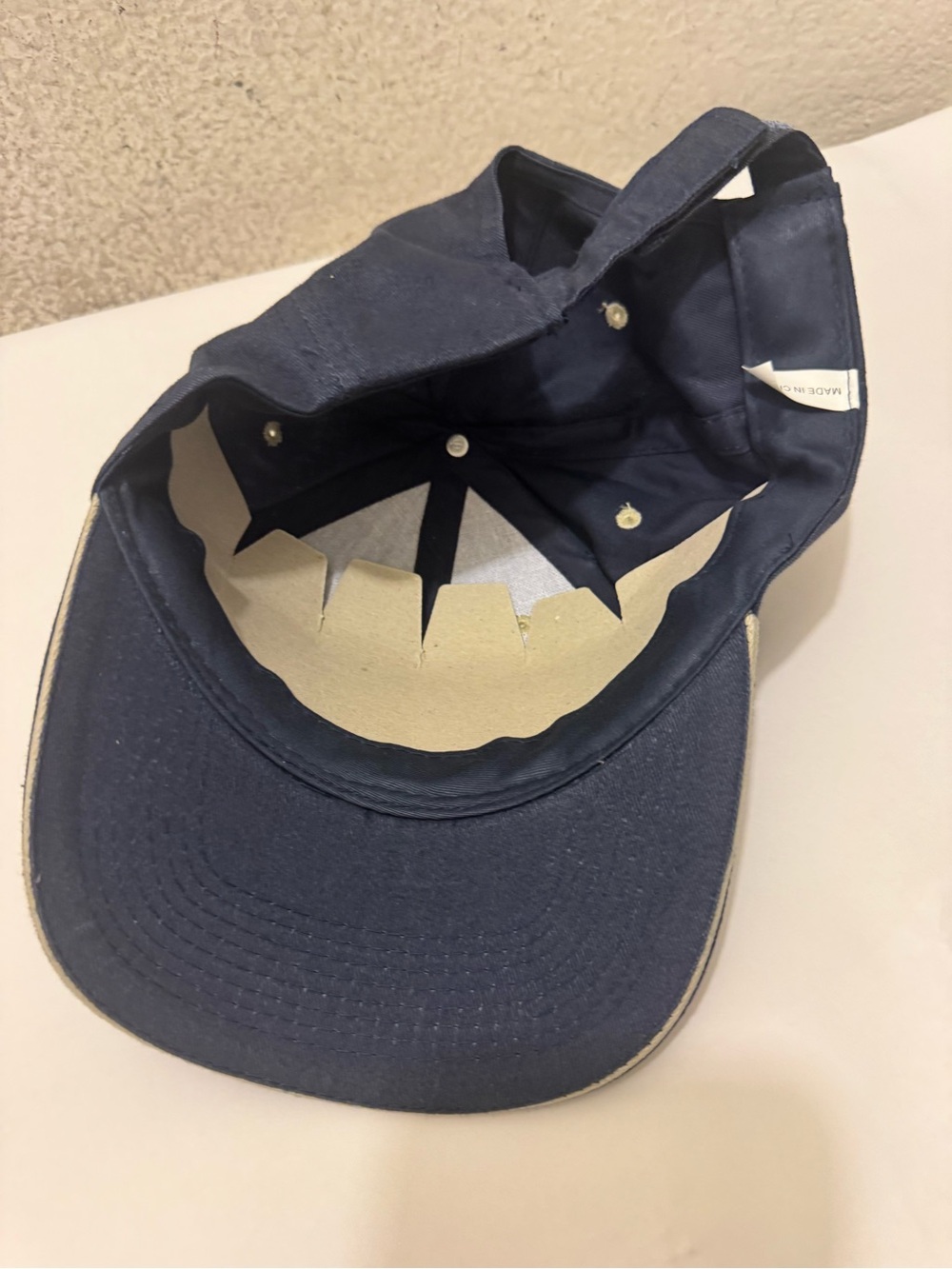 F-35 Lightning II Embroidered Navy Baseball Cap - Picture 4 of 5